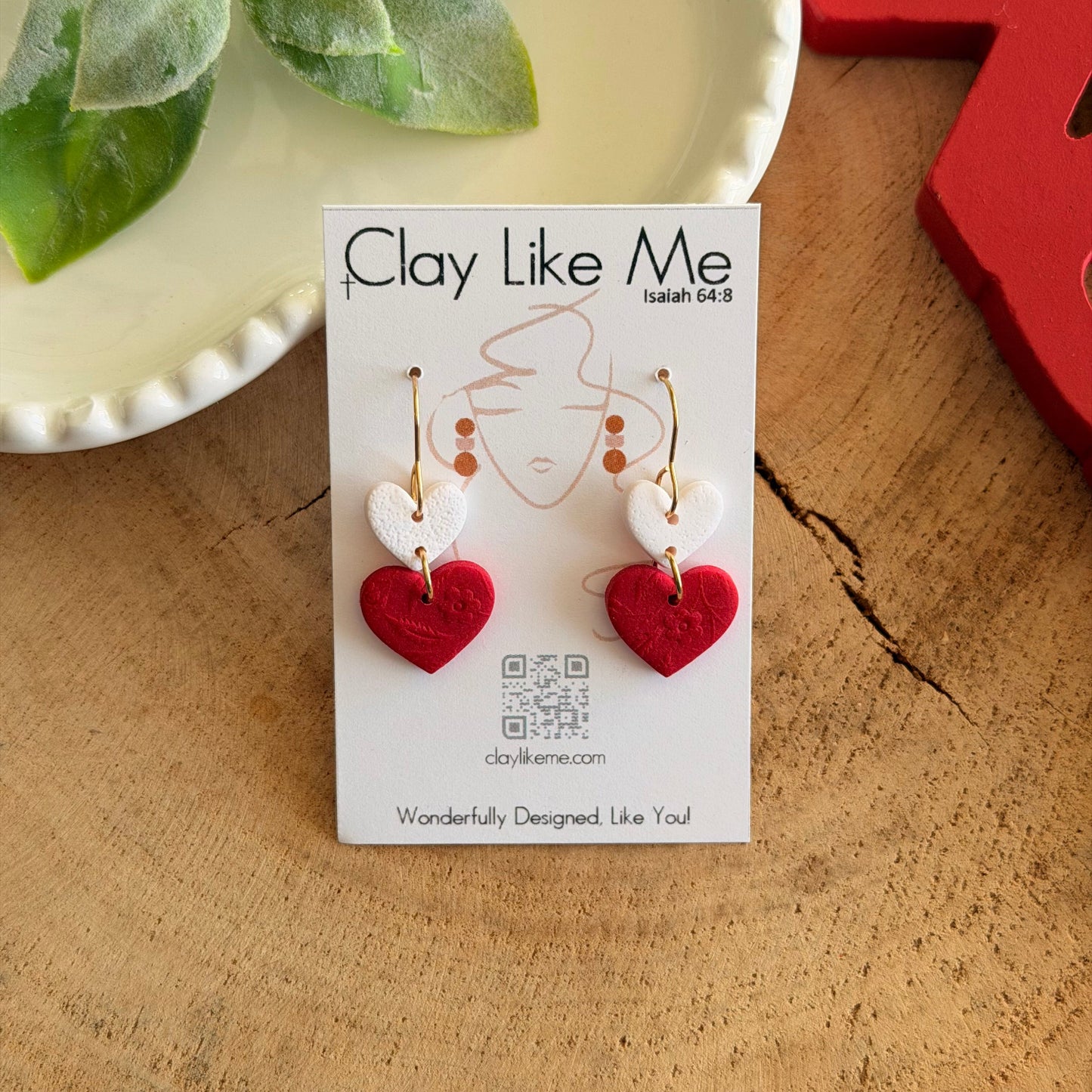 Mini Heart Dangles (multiple colors)