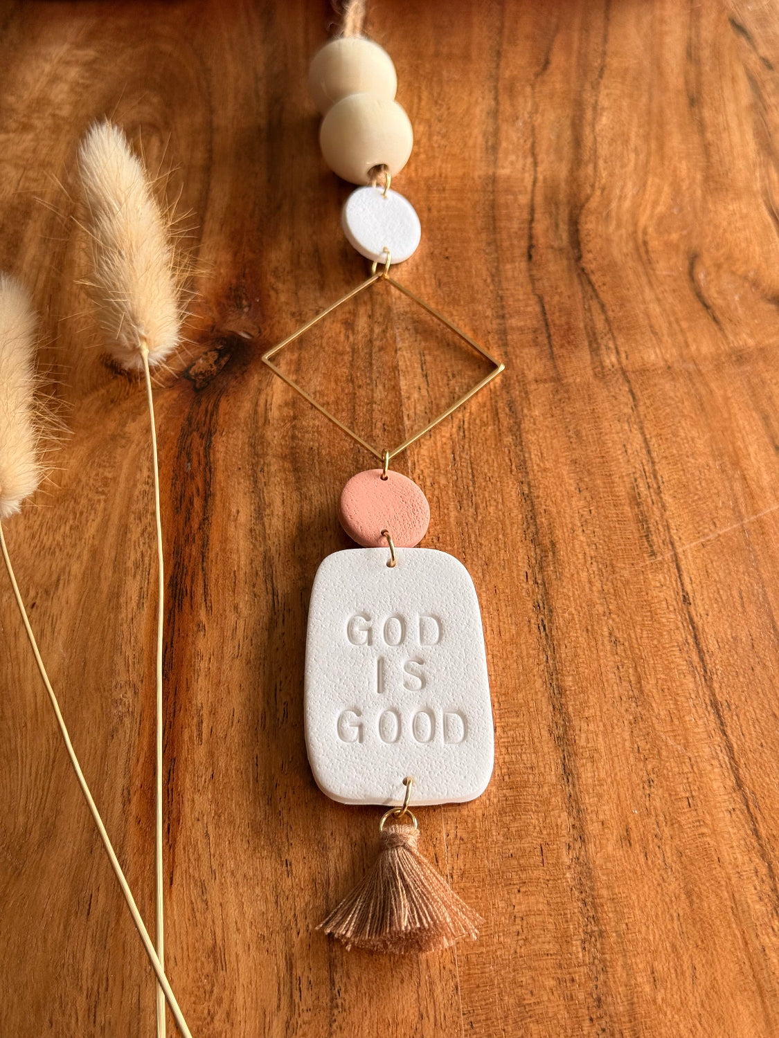 "God is Good" Car Charm