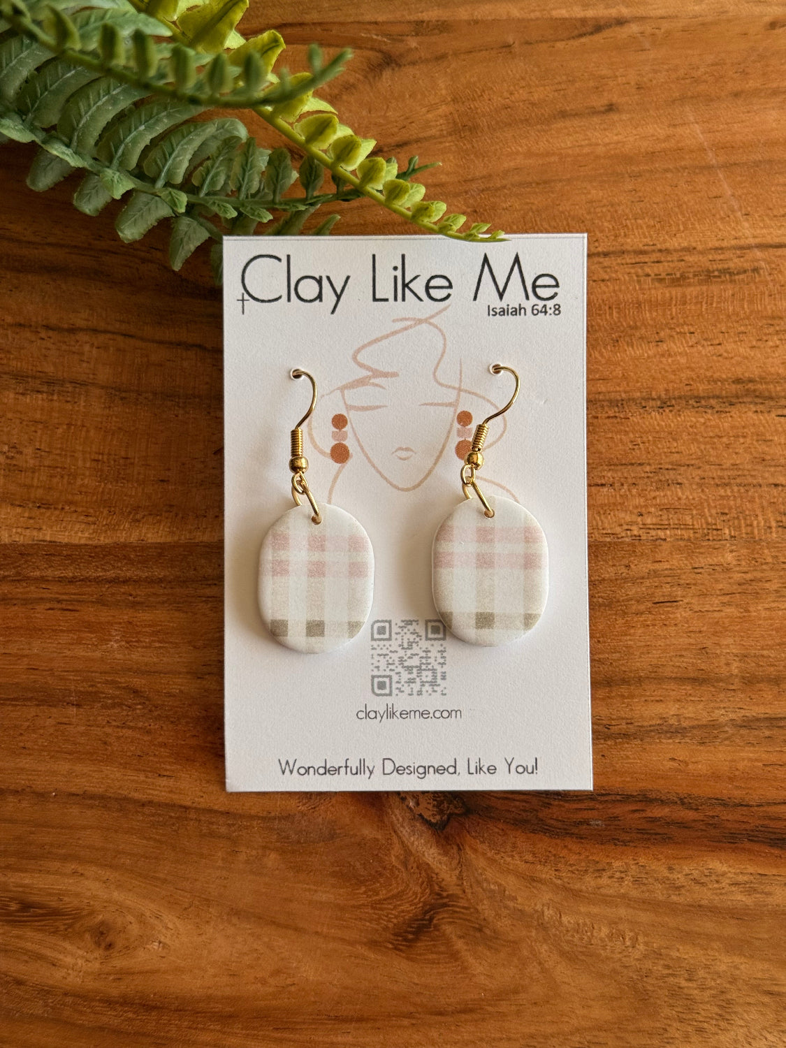 Mini Checkered Dangles