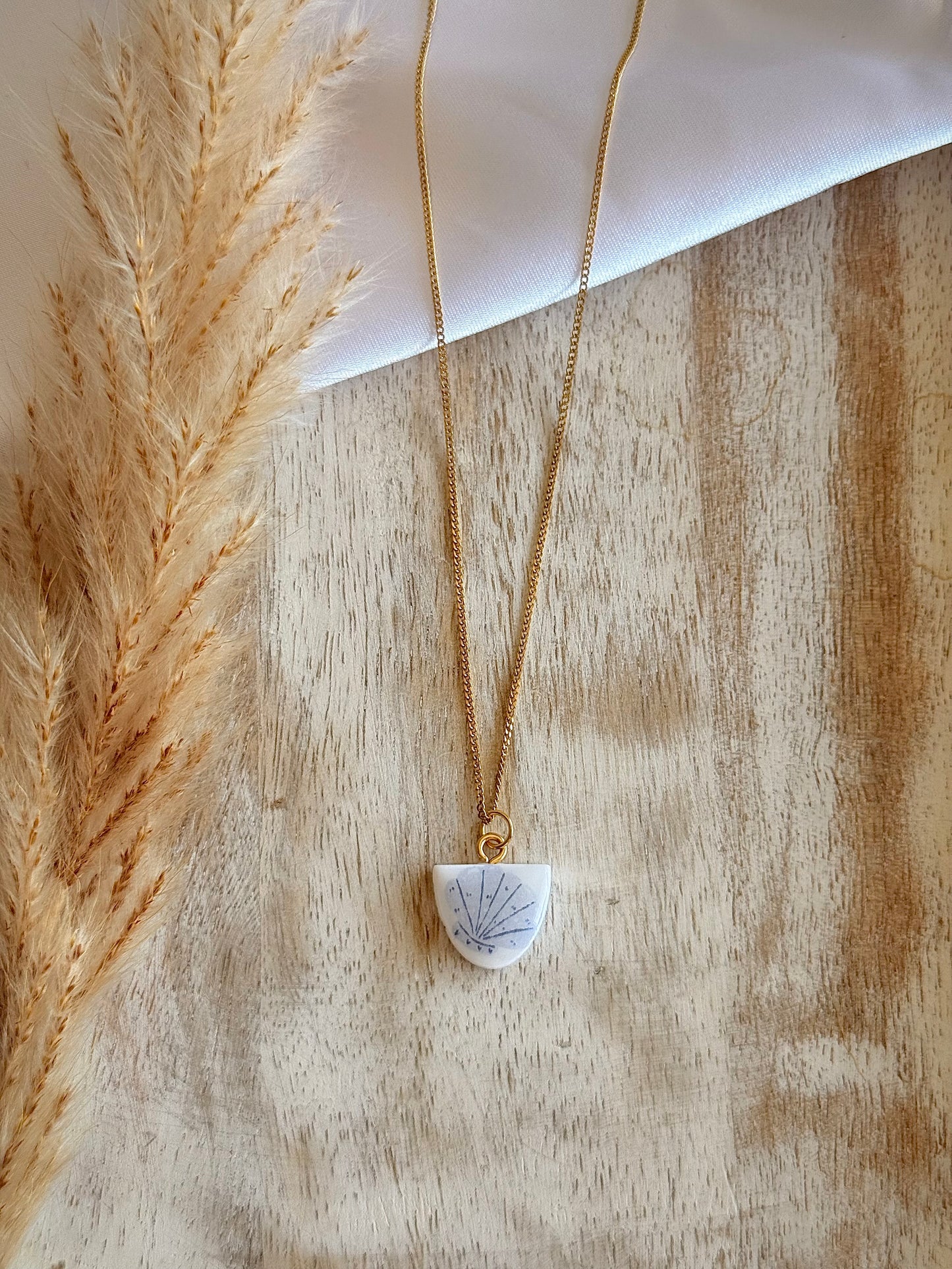 Dainty Blue Sea Shell