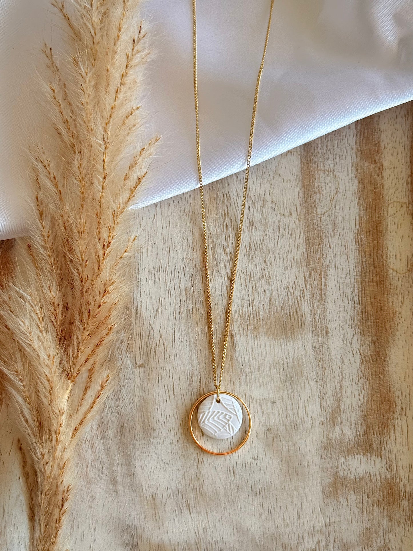 White Circle with Ring
