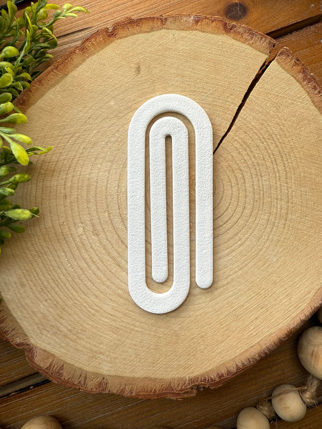 Paperclip Clay Bookmark