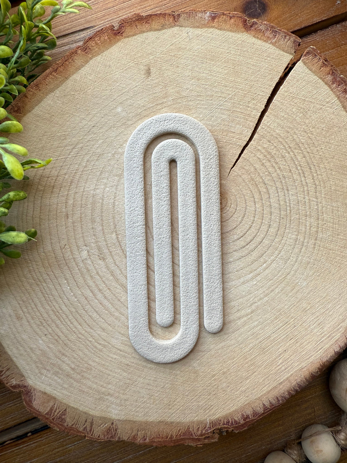 Paperclip Clay Bookmark