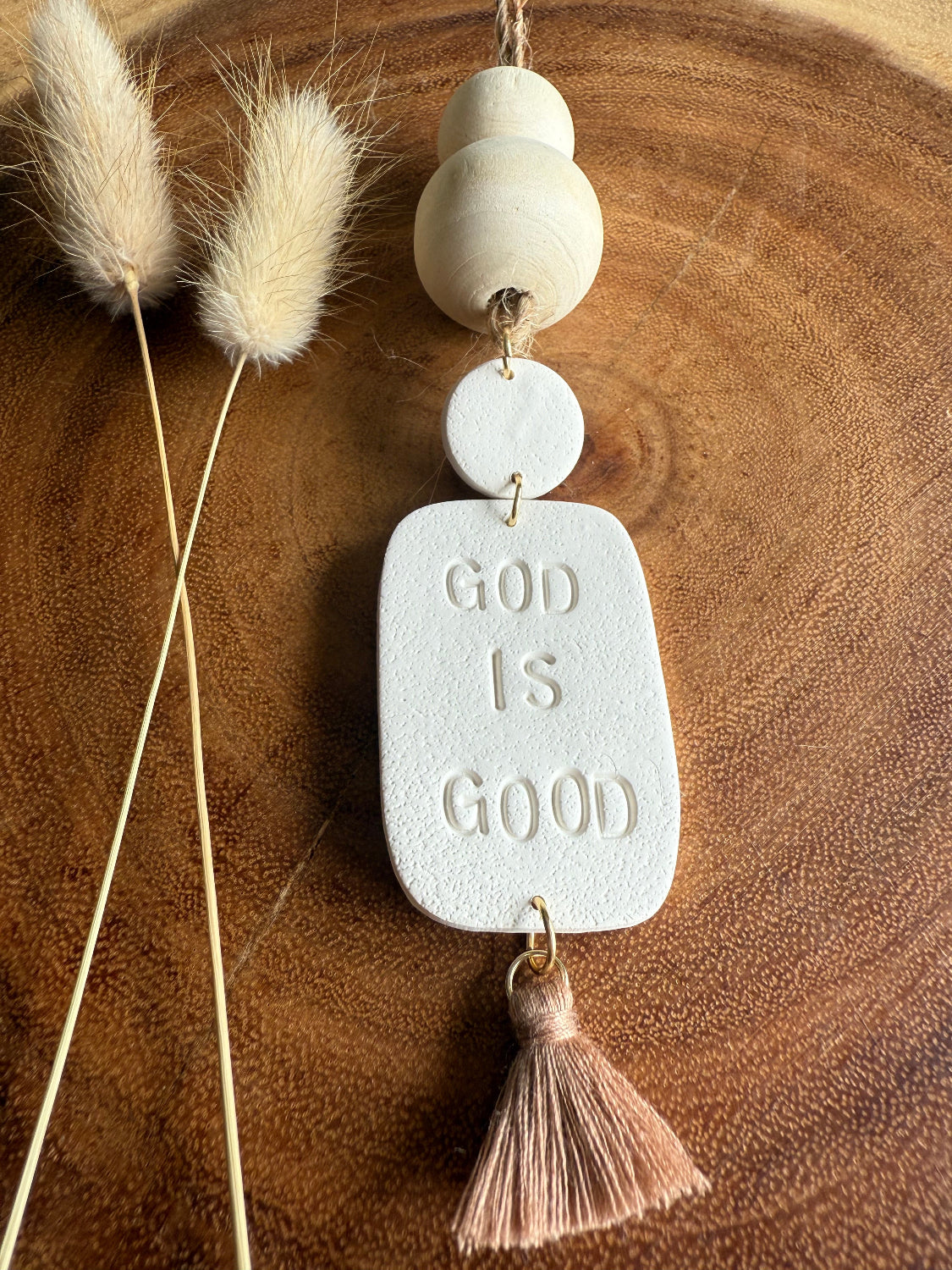 "God is Good" Car Charm