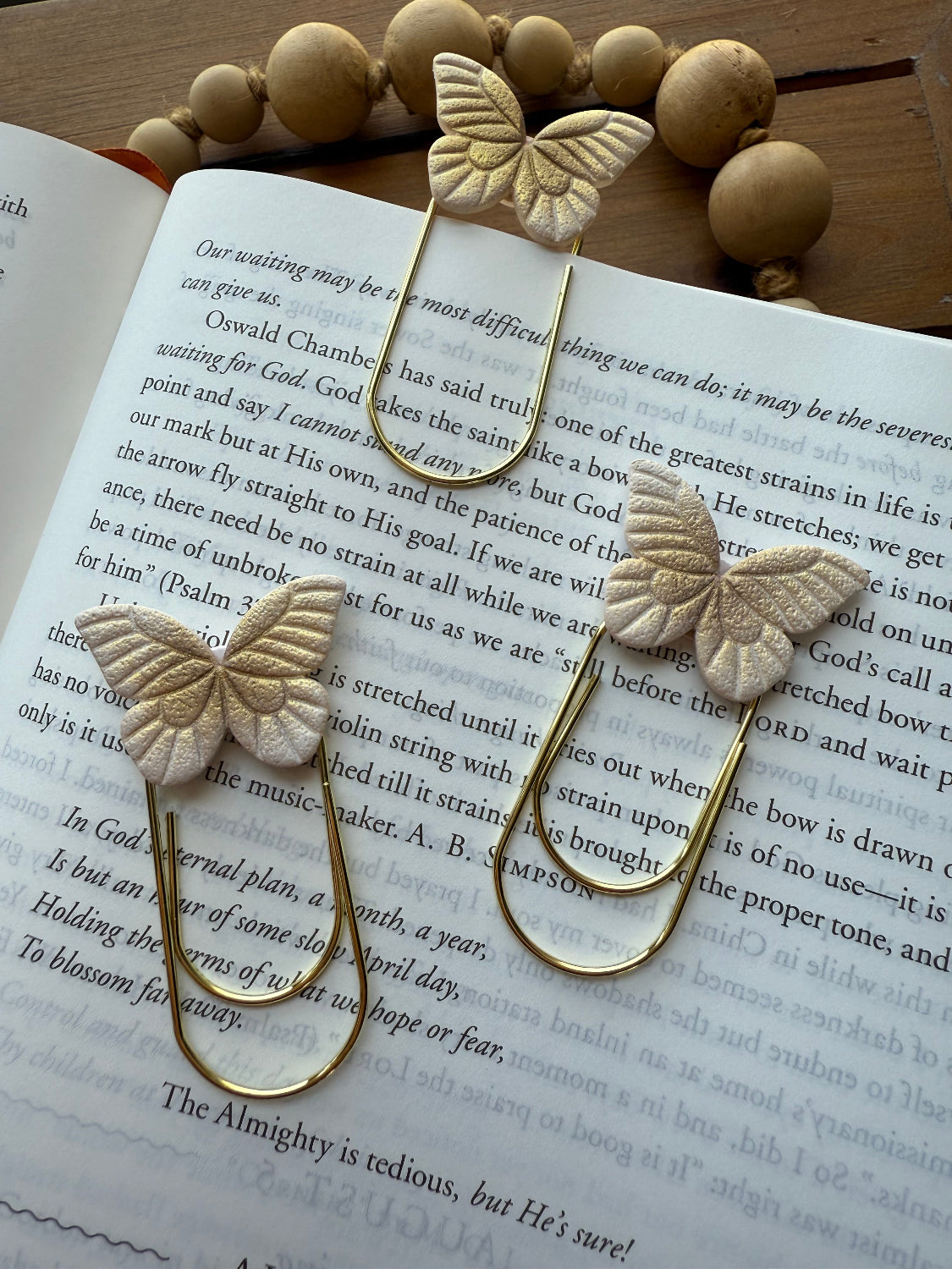 Butterfly Paperclip Bookmark