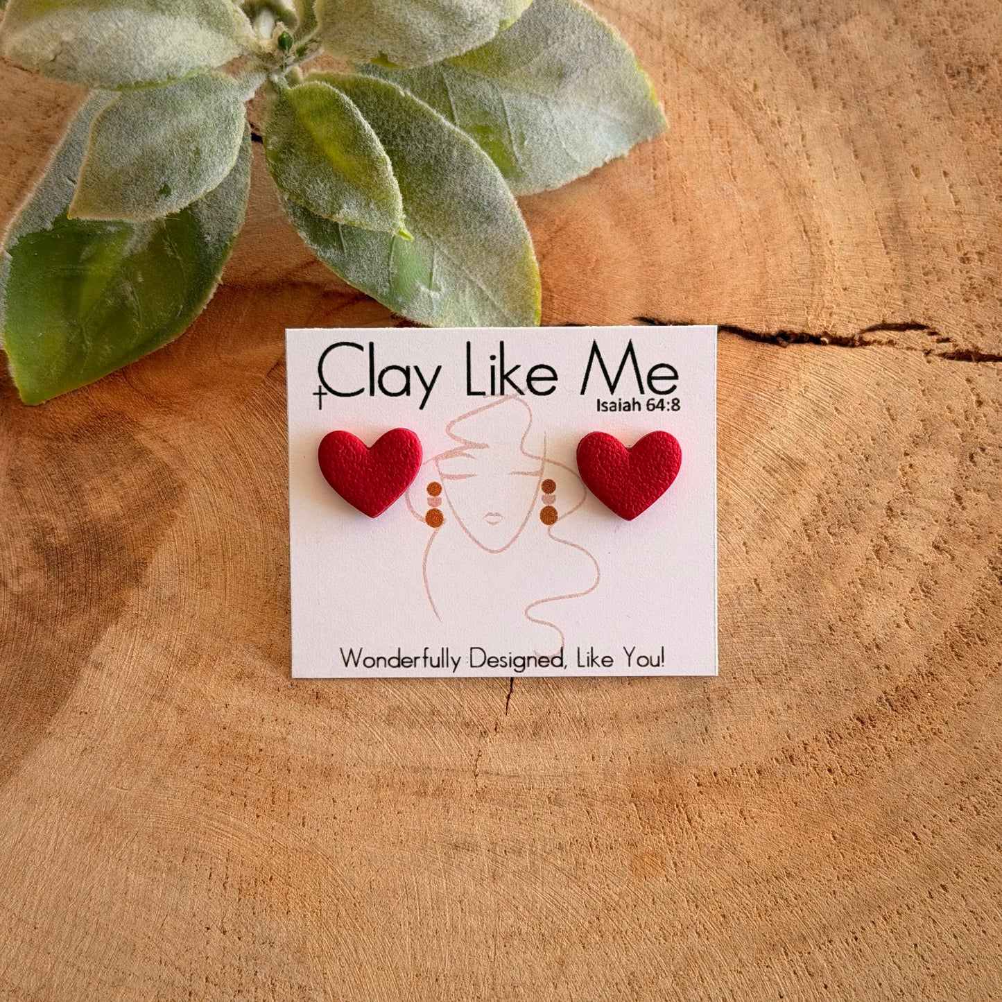 Mini Heart Studs (multiple colors)
