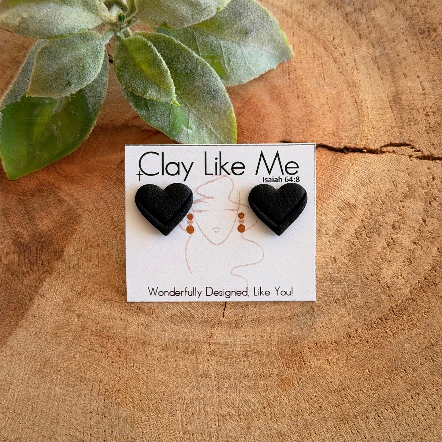 Heart Studs (multiple colors)