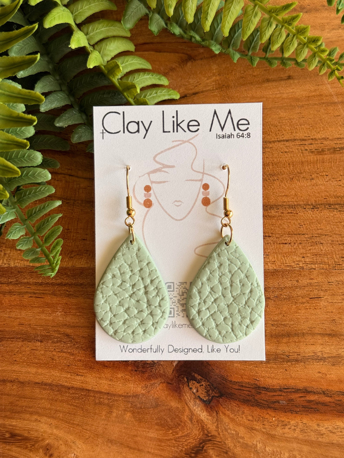 Leather Teardrop (multiple colors)