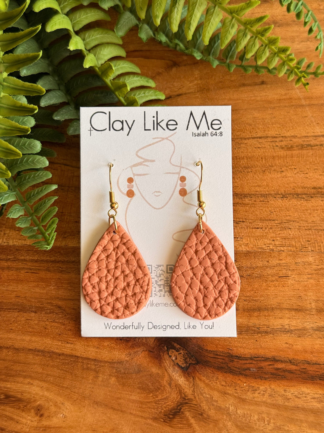 Leather Teardrop (multiple colors)