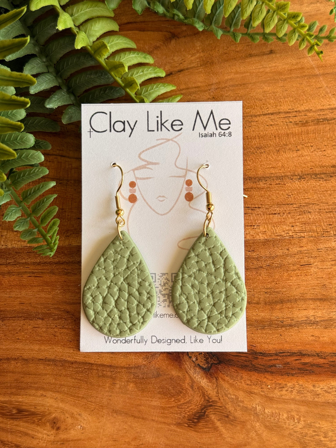 Leather Teardrop (multiple colors)